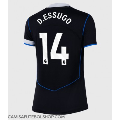Camisa de time de futebol Chelsea Dario Essugo #14 Replicas 3º Equipamento Feminina 2025-26 Manga Curta Camisa de time de futebol Chelsea Dario Essugo #14 Replicas 3º Equipamento Feminina 2025-26 Manga Curta